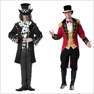 Halloween tuxedo tamer magician uniform clown COSPLAY costume