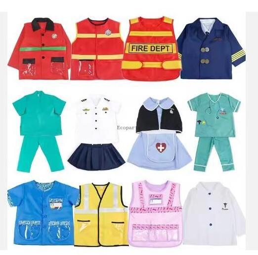 Drop ship Halloween Pilot uniforms for children pilot uniform for kids girls pilot costume for story book holiday disfraz