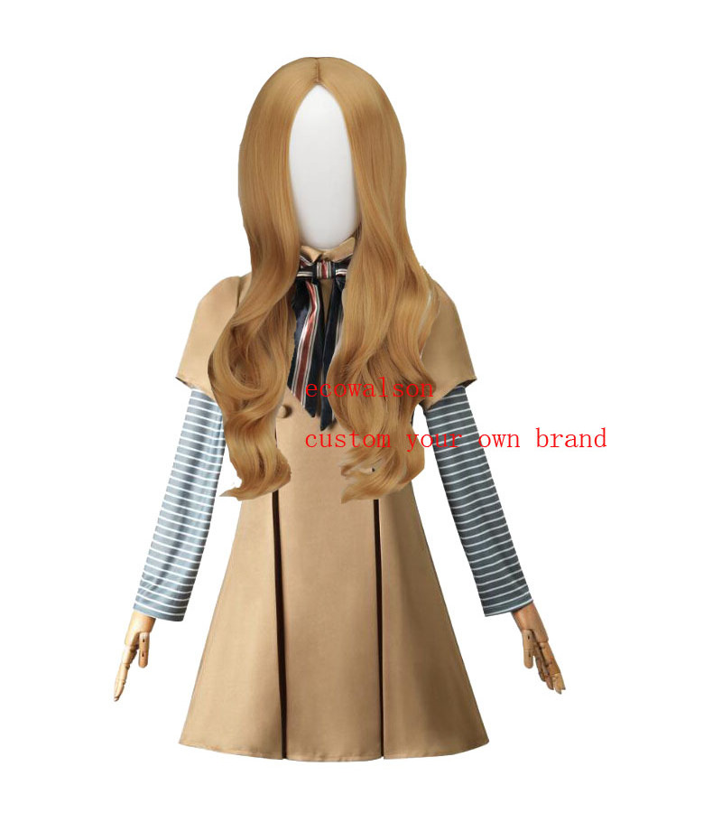 ecowalson M3GAN Cosplay Costume Dress AI Doll Robots Two Thousand and Twenty-three Megan Dresses Uniform Halloween  costumes