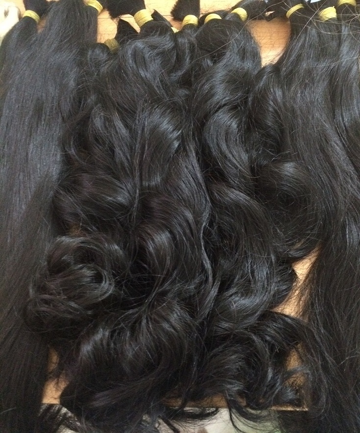 raw cambodian hair 24'' double drawn natural wave 100% unprocessed