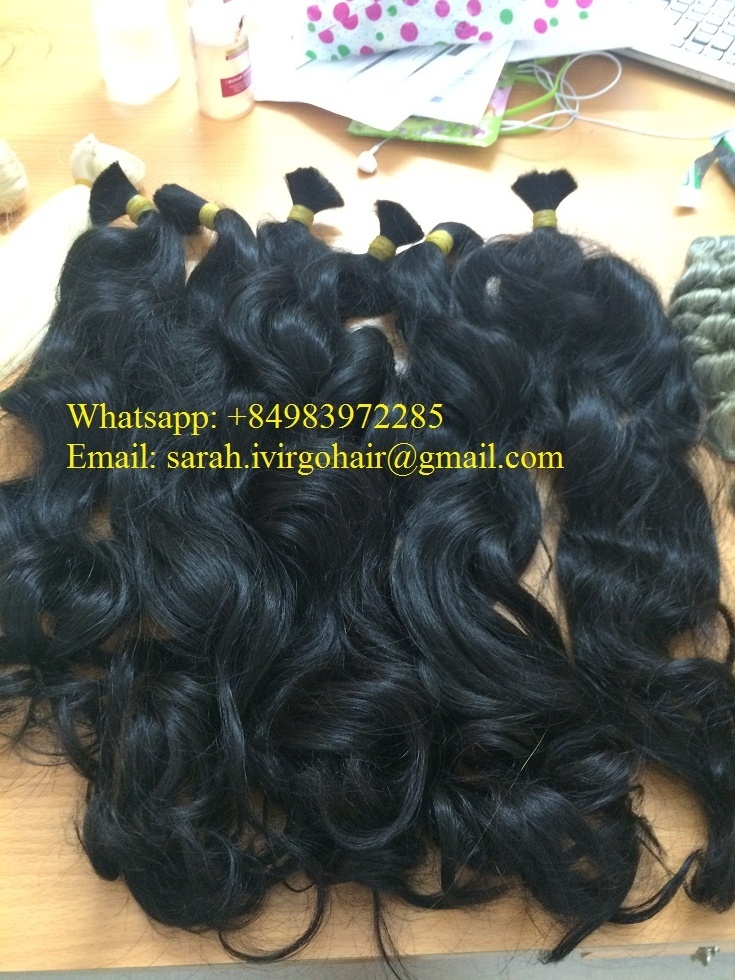 raw cambodian hair 24'' double drawn natural wave 100% unprocessed