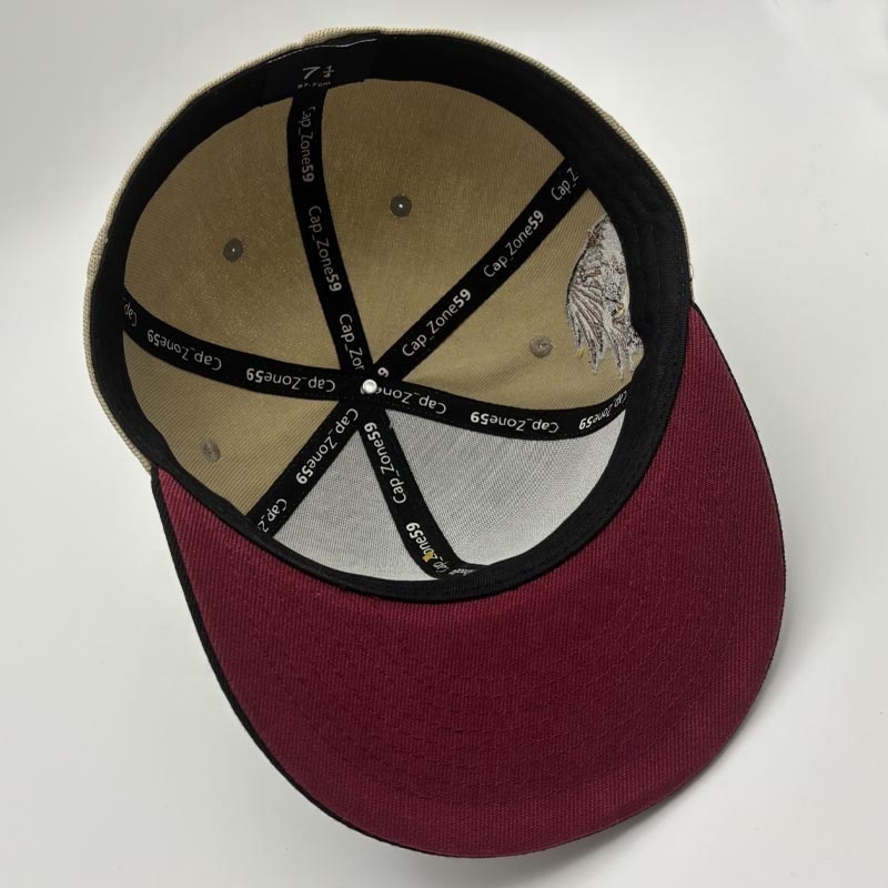 Hat Custom underbrim new trend era stickers embroidery patch flat brim high quality baseball hat blank snapback cap men