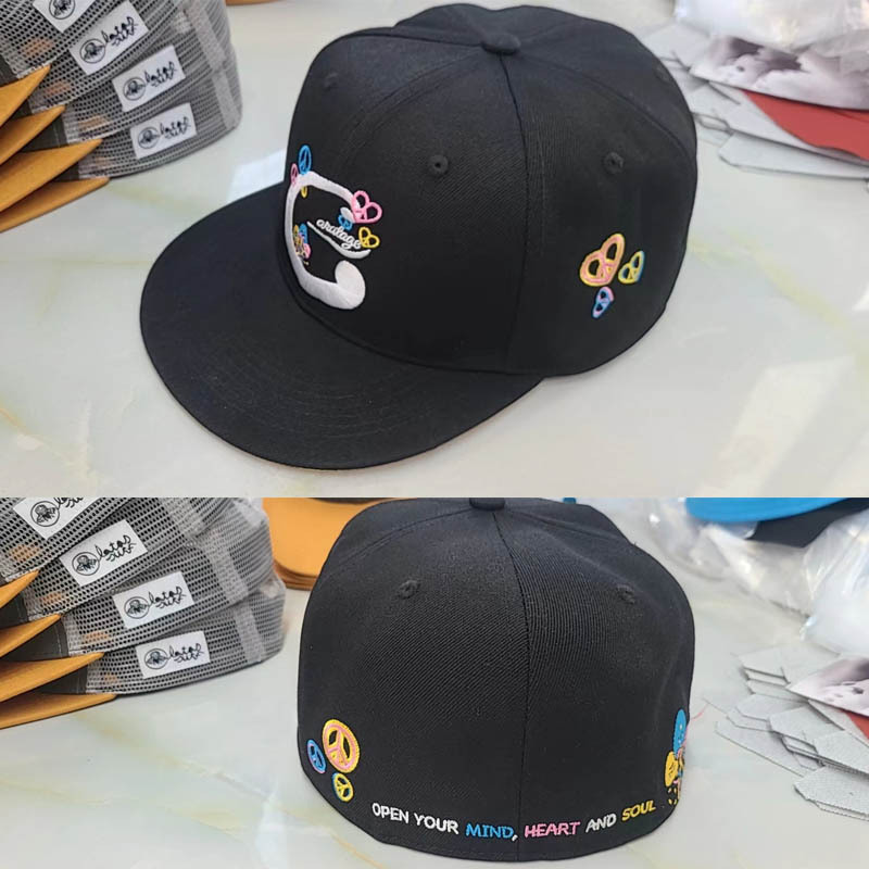 Factory OEM Low MOQ wholesale flat brim puff 3D embroidery gorras men snapback baseball new custom era fitted hat caps