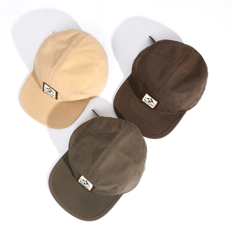 Waterproof 5 panel hats running cap camper hat lightweight nylon running cap