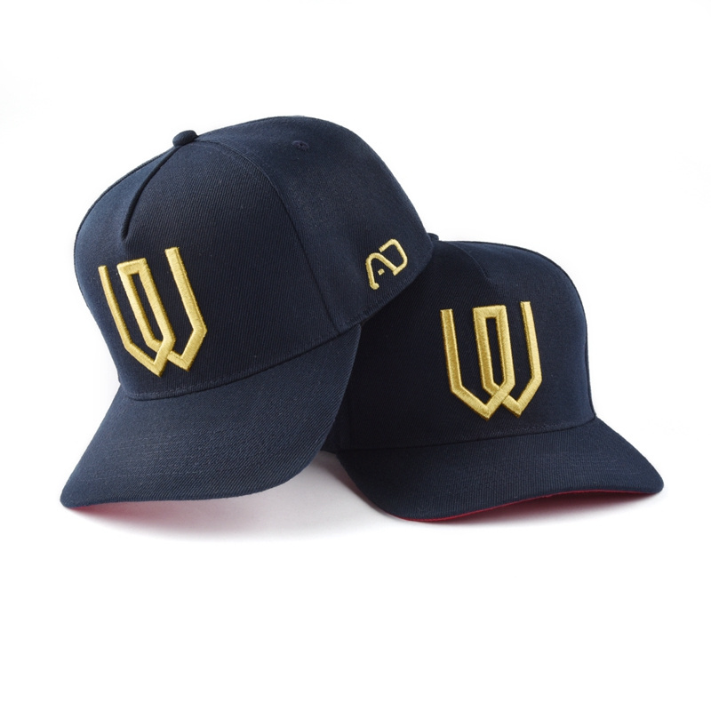 Small minimum order brand quality customized high frequency logo embroidery curved brim baseball cap hat