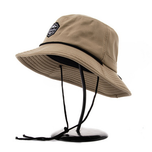 Cheap design your own custom waterproof nylon fishing hiking safari bucket boonie hat