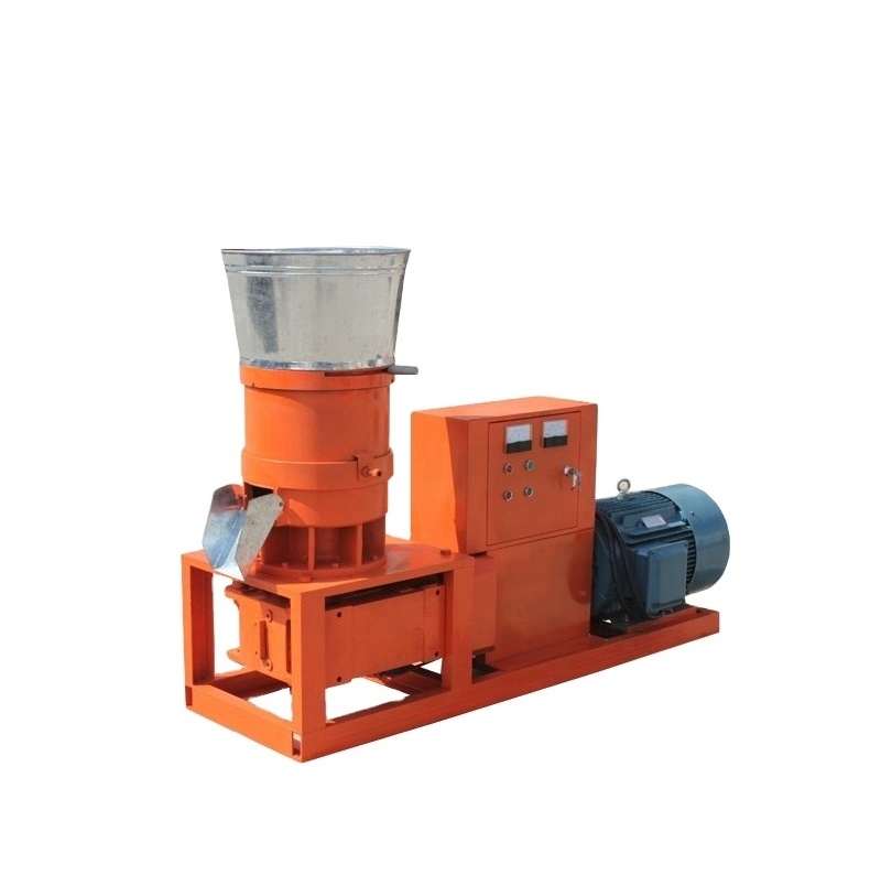 High Efficient Flat die sawdust biomass wood pellet machine