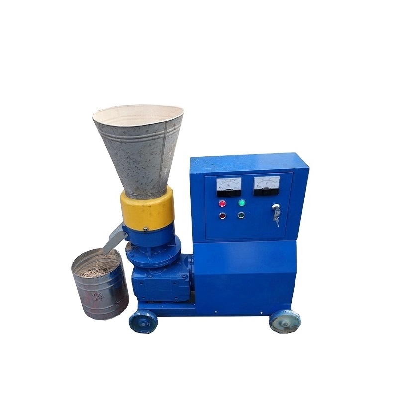 High Efficient Flat die sawdust biomass wood pellet machine