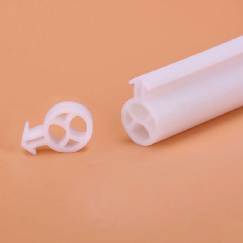 Silicone rubber glass shower door seal strip for bathroom watertight door & greenhouse glass door