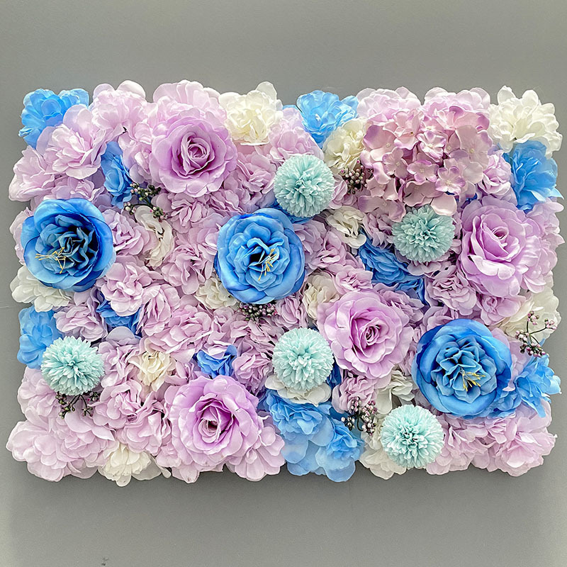 Artificial Flower Wall Panel for Wedding Birthday Party Carnival Photo Backdrop