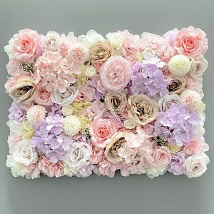 Artificial Flower Wall Panel for Wedding Birthday Party Carnival Photo Backdrop