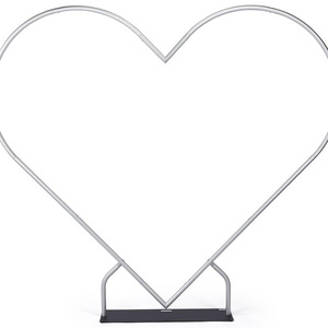 Aluminum Chiara Heart Shape Arch Backdrop Stand For Valentine's Day Birthday Wedding Party Decoration