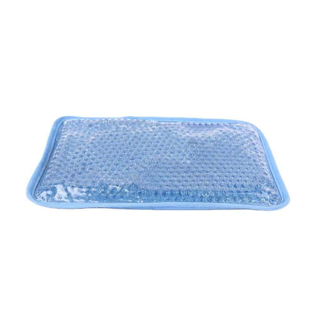 Custom Reusable ice gel pack hot cold compress gel beads cooling bag microwavable heating pad for pain relief