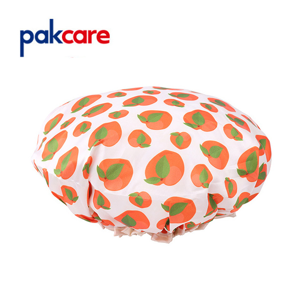 Factory wholesale bath cap shower cap printed