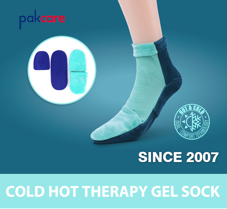 Cold Therapy Socks Ice Pack Socks Cooling Socks Gel Ice Treatment for feet Plantar Fasciitis, Sprains, Swelling & Sore Feet