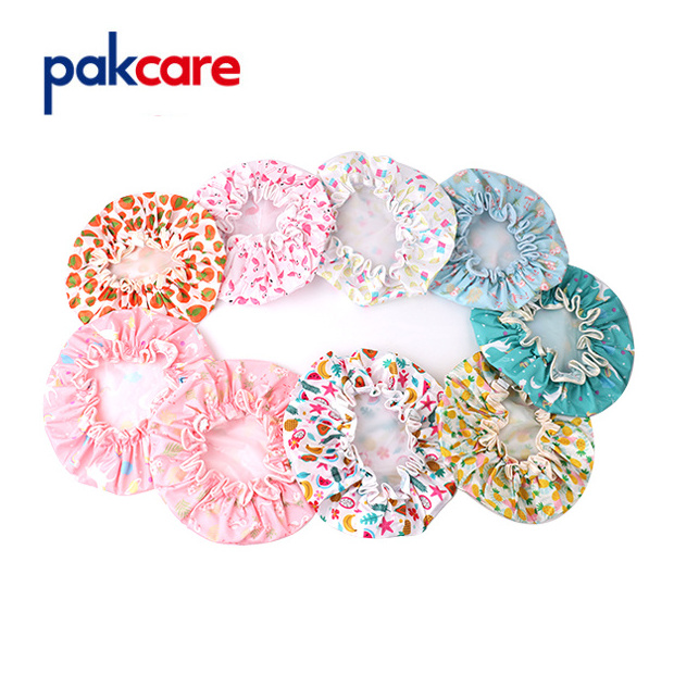 Factory wholesale bath cap shower cap printed