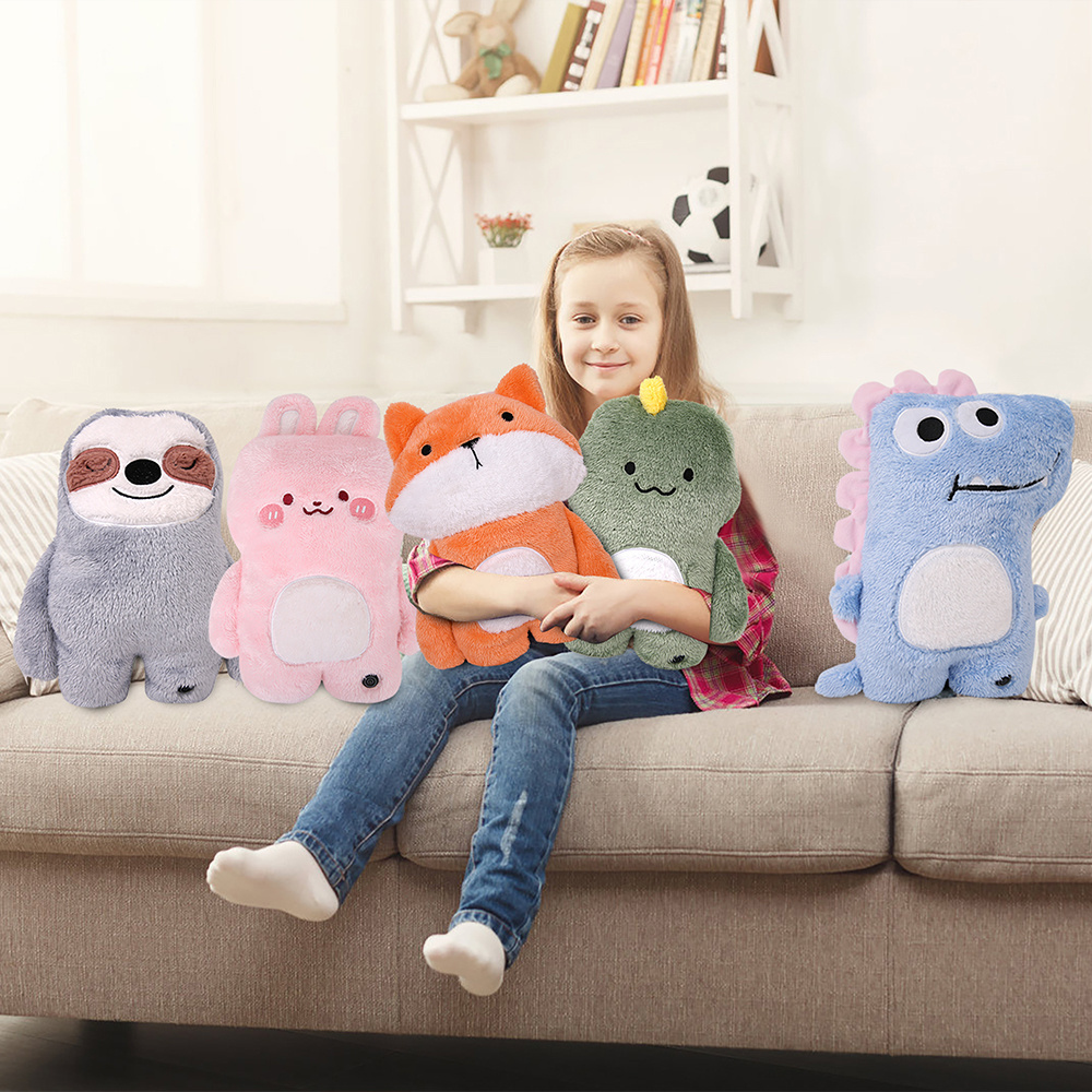 NEW USB Electric Heating Stuffed Soft Plush Animals Toys  Bear Gift for Kids