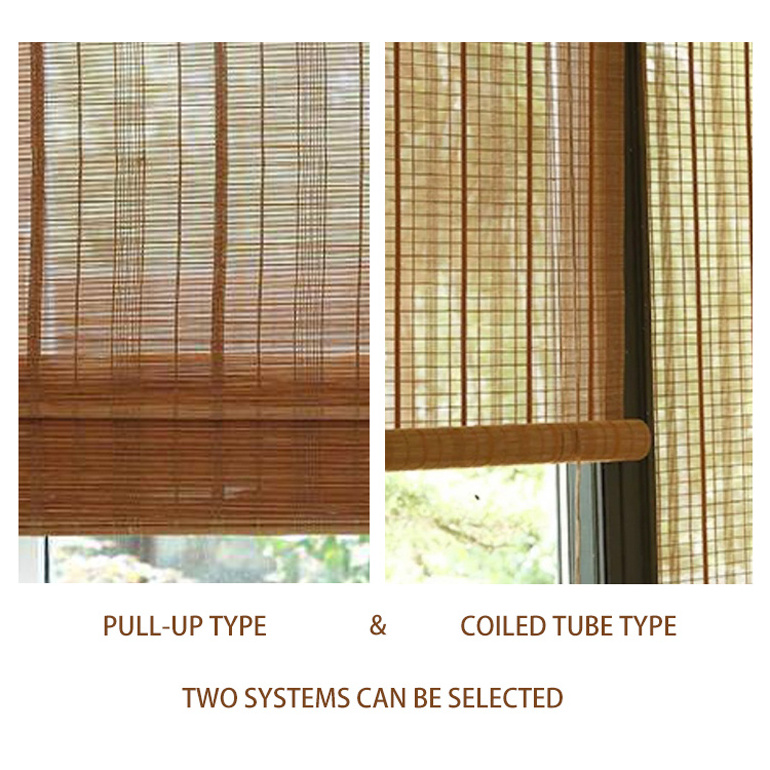 Factory Rolling China Bamboo Blinds Shade Bamboo Sheet Blinds