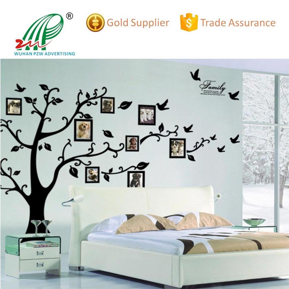 Amazon 3D PVC Free Removable Family Tree Photo Frame Removable Wall Sticker Home Decoration