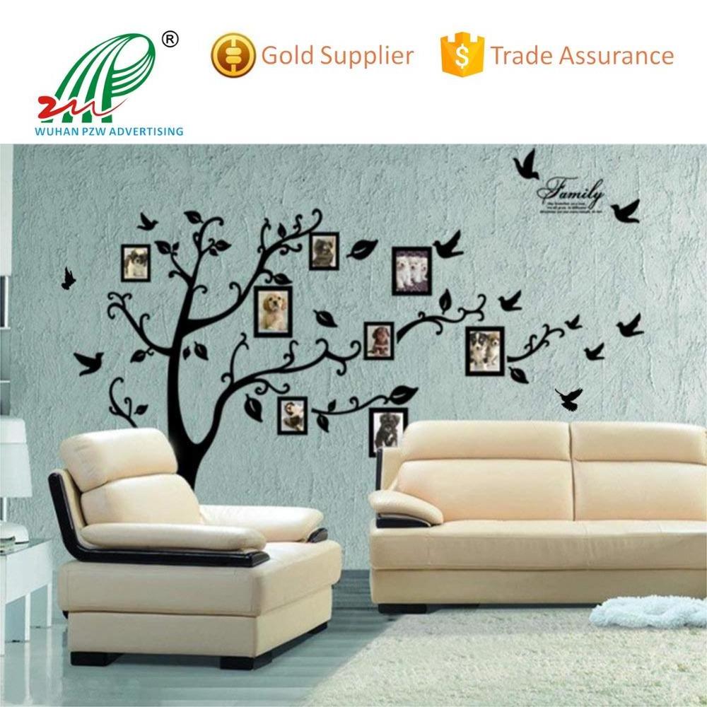 Amazon 3D PVC Free Removable Family Tree Photo Frame Removable Wall Sticker Home Decoration