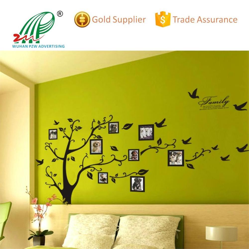 Amazon 3D PVC Free Removable Family Tree Photo Frame Removable Wall Sticker Home Decoration