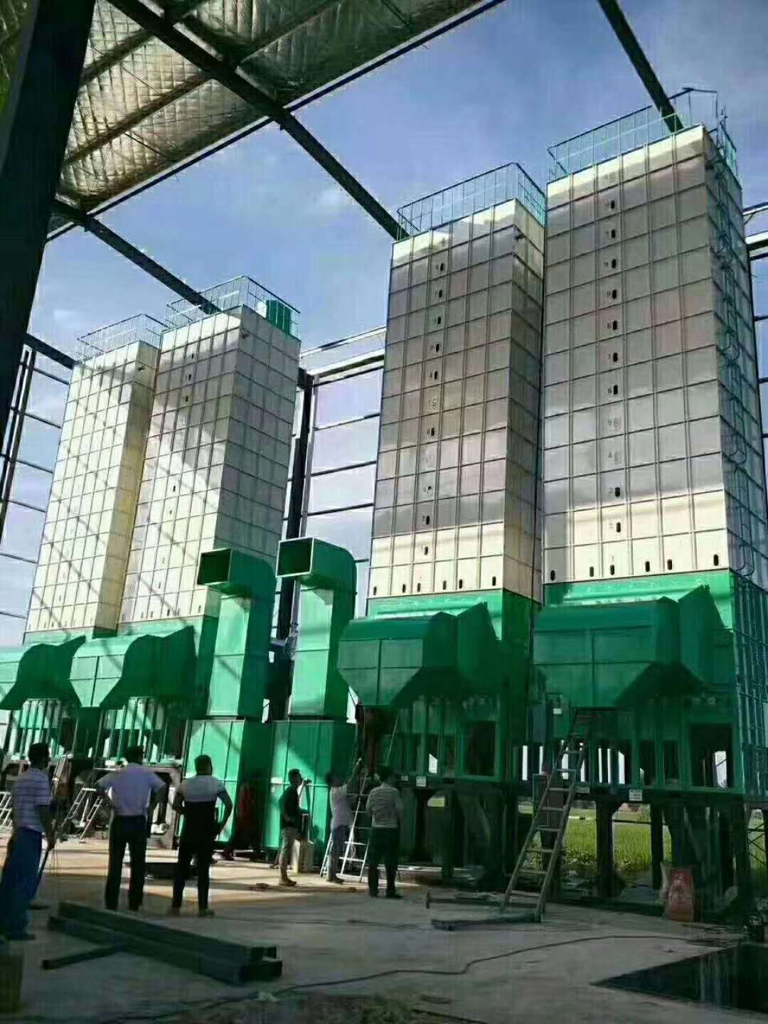 New Paddy Wheat and Corn Seed Dryer Machine Steel Grain Drying Equipment with Energy-Saving PLc for Rice Mills Farms