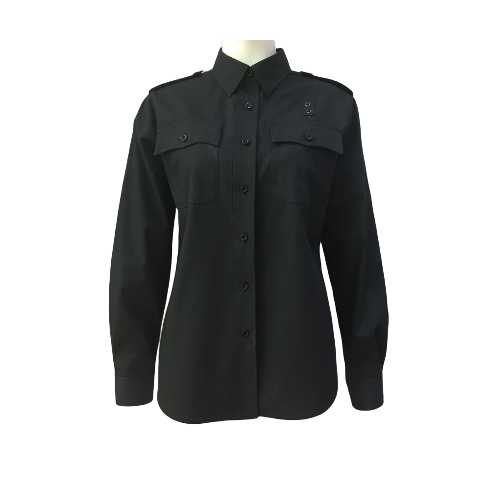 Camisas de uniformes de seguridad femenina OEM design female women lady Law Enforcement Safety event security guard shirts