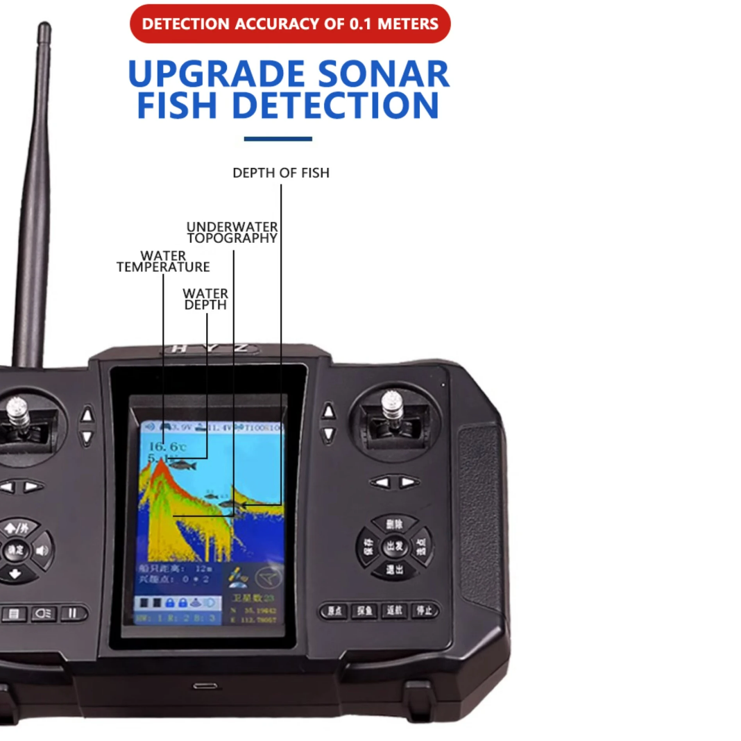 Wholesale Fish finder fishing bait boat with fish finder and gps 500m RC fishing bait boat carp fishing