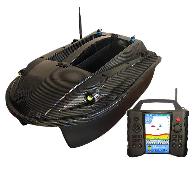 Wholesale Fish finder fishing bait boat with fish finder and gps MAX 1000M RC fishing bait boat carp fishing