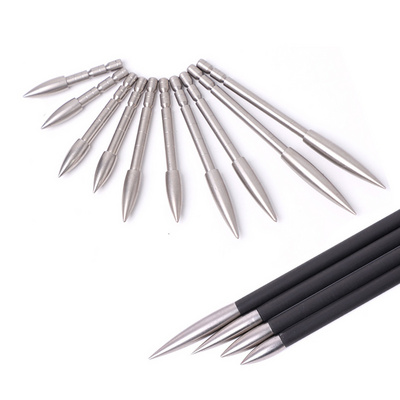 Archery 80 100 120 150 200 Grain Glued-in Points for .165 ID4.2mm Carbon Fiberglass Arrows Shaft Bow Hunting