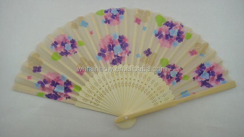 decorative Traditional chinese gifts bamboo hand fan