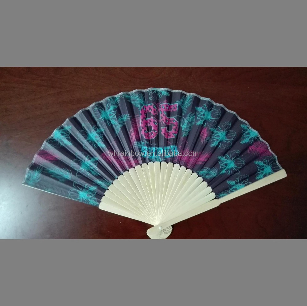 decorative Traditional chinese gifts bamboo hand fan