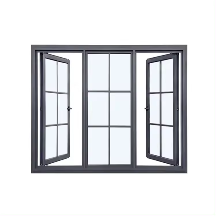 Aluminum French style window and door