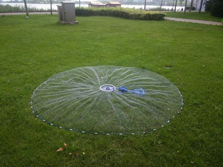 CHINESE wholesale Hand Cast Net Diameter 2.4- 7.2m Fishing Net