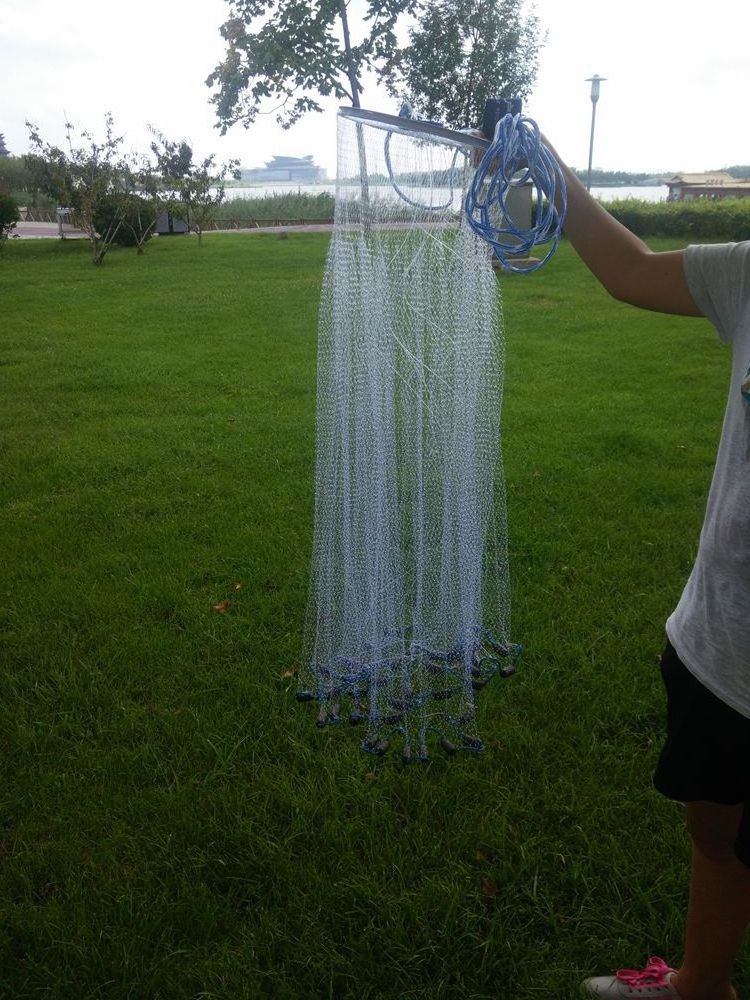 CHINESE wholesale Hand Cast Net Diameter 2.4- 7.2m Fishing Net