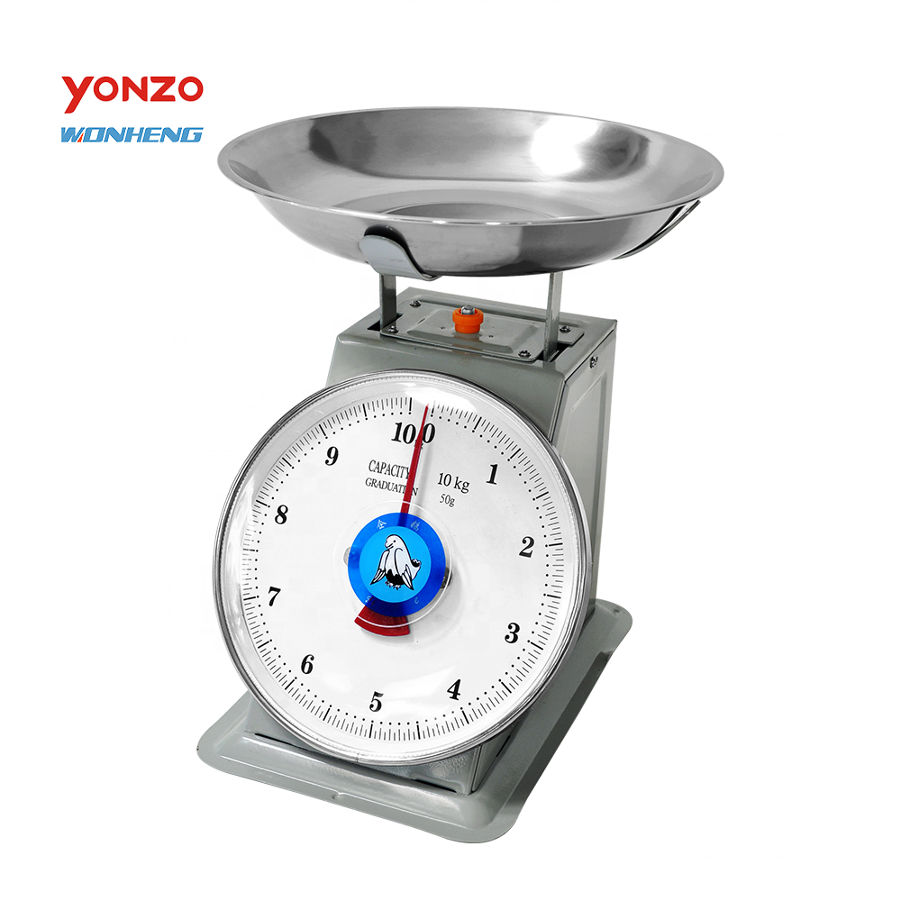 Good Quality Good Price Mechanical Scale with Spring 5/10/15/20/30kg OEM Weigh Stainless Steel 100 Mechanical Needle White/blue