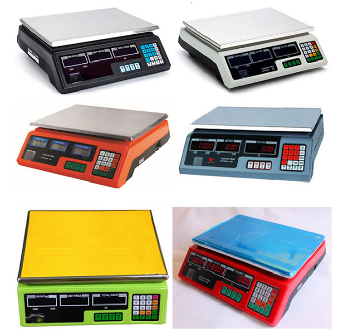 220V 30kg Price Computing Electronic Digital Counting Weight Balance Scale