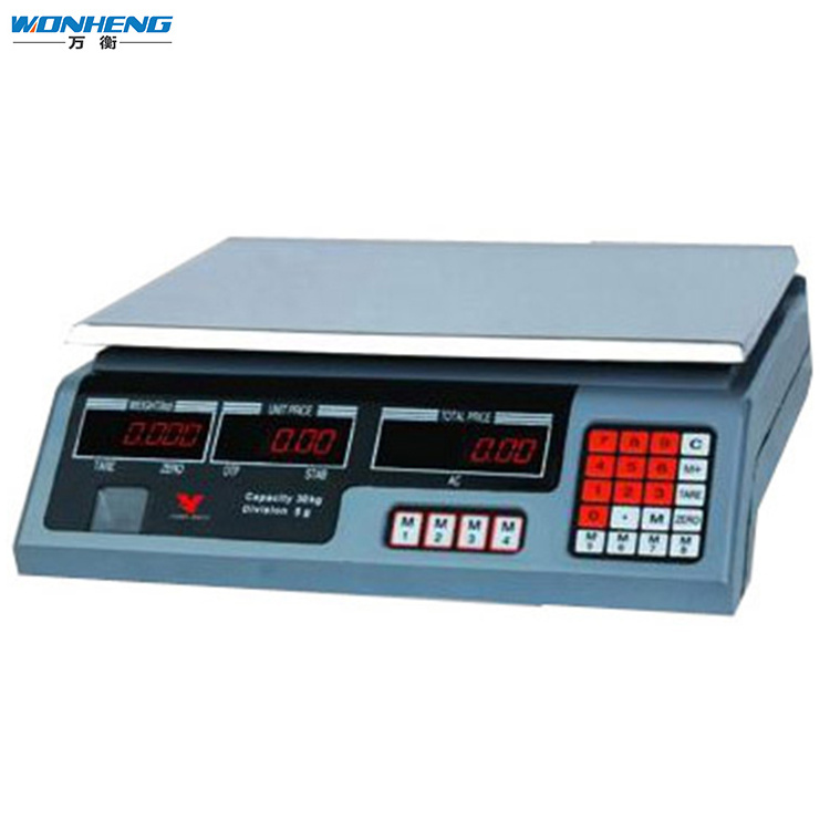 220V 30kg Price Computing Electronic Digital Counting Weight Balance Scale