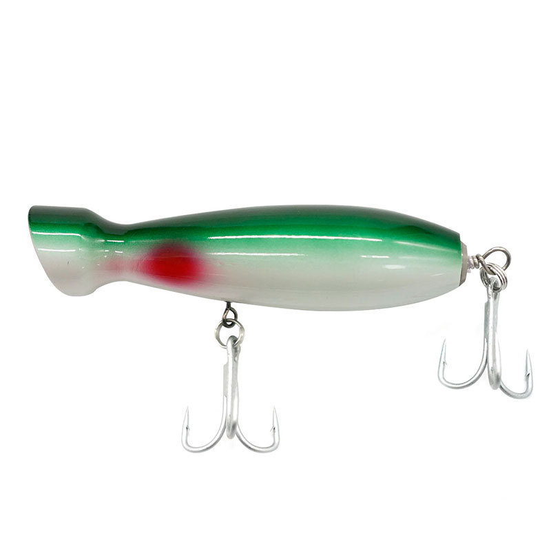 SEASKY fishing wood bottle style ocean tackle for striped bass tuna fishing popper lure artificial bait wooden baits