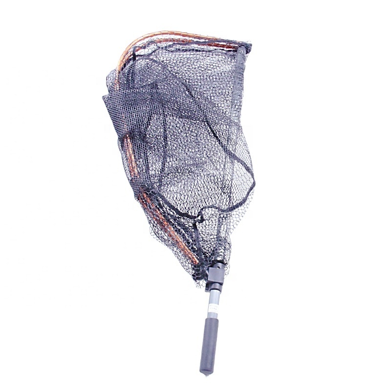 Yousya Extendable Fishing Net Aluminum Rubber Landing Net for Carp Net Freshwater Saltwater