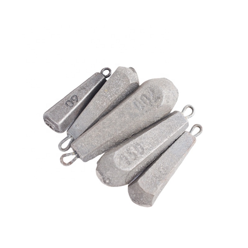 Hot Sale 20G-1000G Small Resistance Smooth Iron Sinker with Connecting Ring for Saltwater&Freshwater Fishing