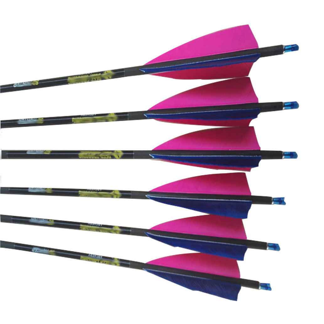 Archery Arrow 3.2mm id carbon arrow spine 300 -1400 40T carbon shaft hunting shooting arrows for recurve compound bow