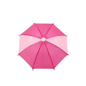 Promotional Kids Toy Umbrella 18 Inch Doll Umbrella Dollhouse Miniature for Dolls and Kids Playing