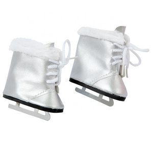 18inch doll cute Skate Figure Ice Skating Shoes