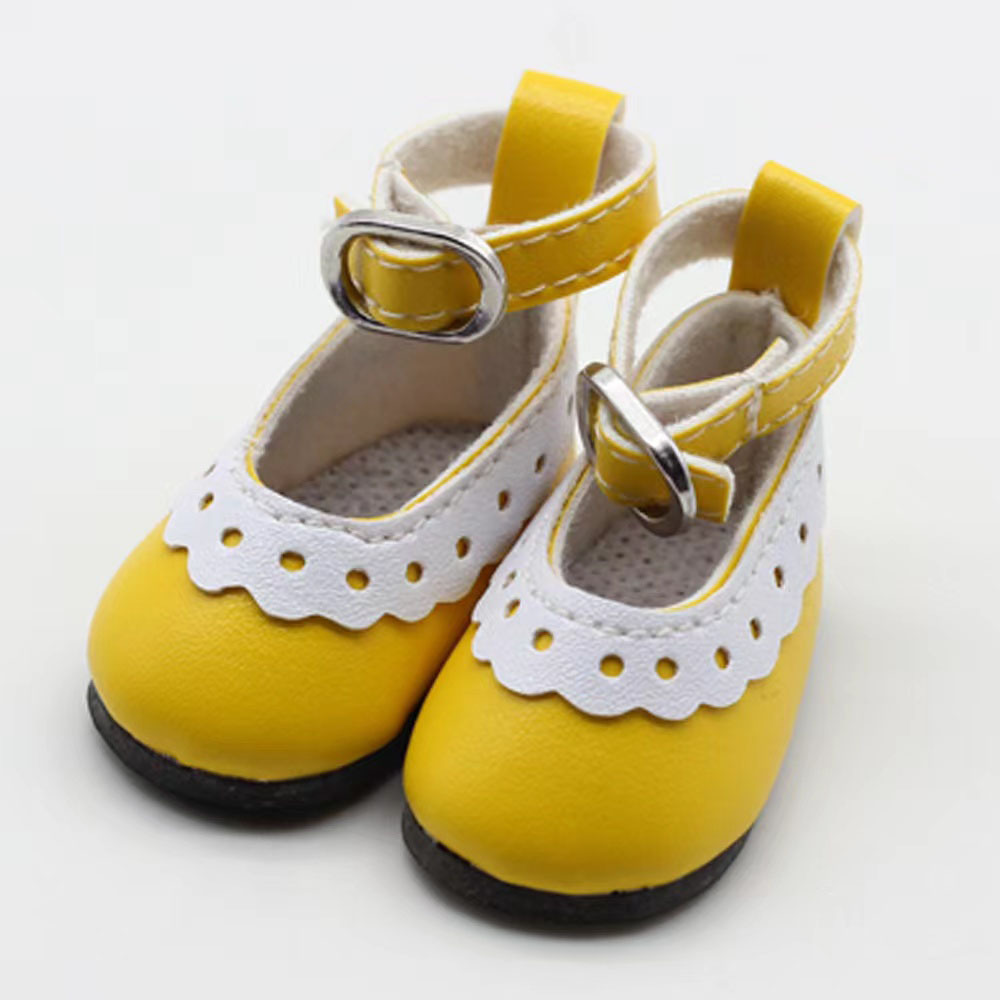 Mini Style Shoes Flip Flops/Sneakers/blown pink blue yellow Leather Shoes for doll customization