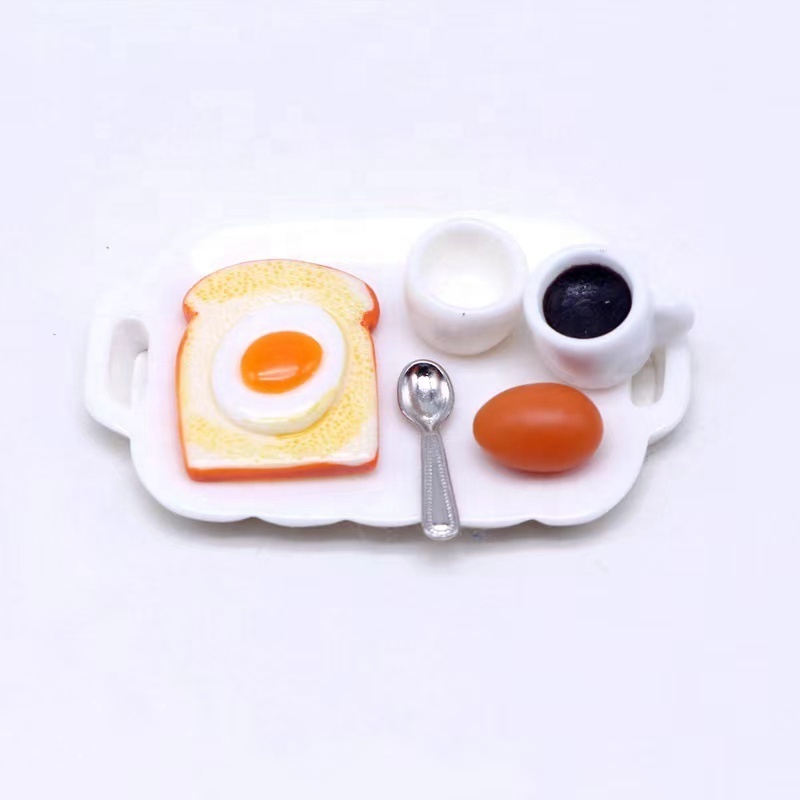 Doll House Mini Tableware Plate Miniature Accessories Plate Soap Dish Creative Food Play Model Props