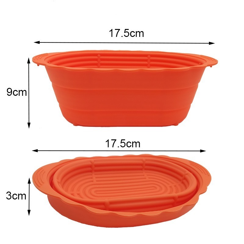 Silicone Premium Bread Basket Perfect Proofing Basket for Making Bread Fermentation Basket