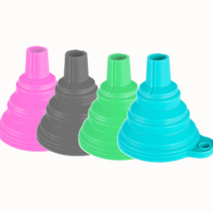 Foldable Funnel Silicone Collapsible Funnel Set Funnels For Filling Bottles kitchen Accessories