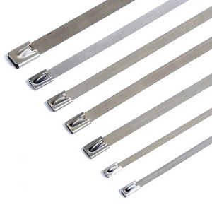 4.6x600mm Stainless Steel cabe tie Aluminum Metal SS Cable Wire Zip Tie