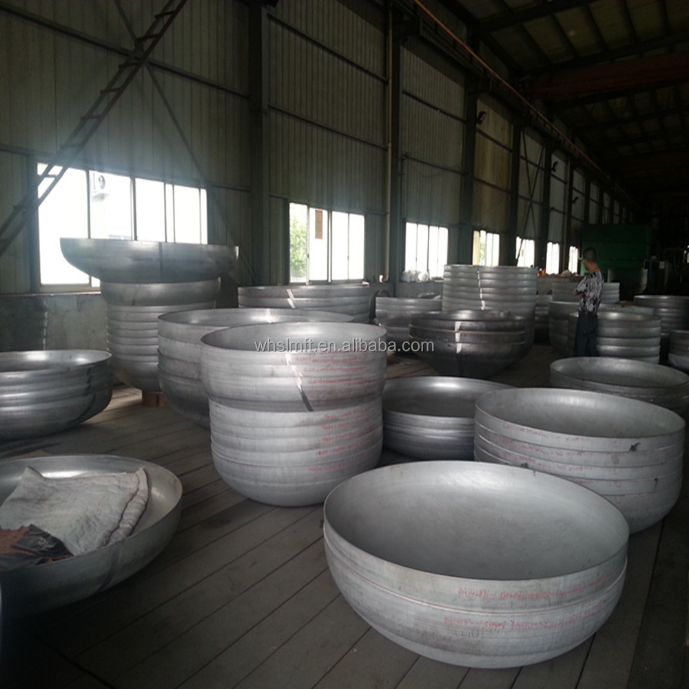 GLM Made in China stainless steel dish head spherically pipe end cap for autoclave tank pressure vessel